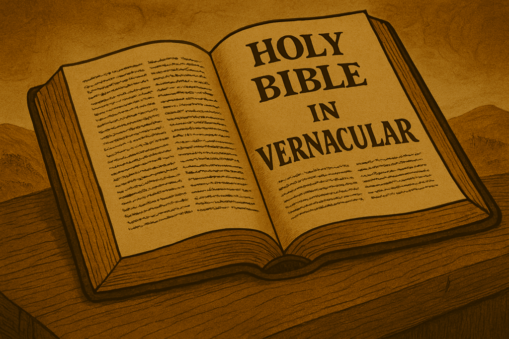Bible in the vernacular